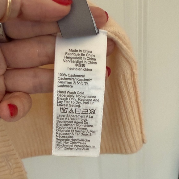 J. Crew Cream Cable Knit Cardigan Vest - Picture 4 of 4